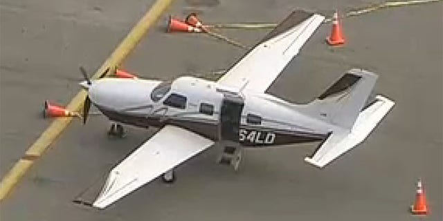Nov. 14, 2013: A passenger fell out of this Piper PA 46 aircraft, which is shown at the Kendall-Tamiami Executive Airport in Miami.