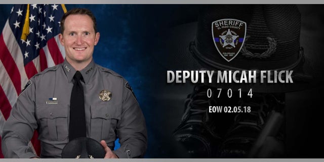 Flick, 34, was called an "outstanding member" of the El Paso County Sheriff's Department.