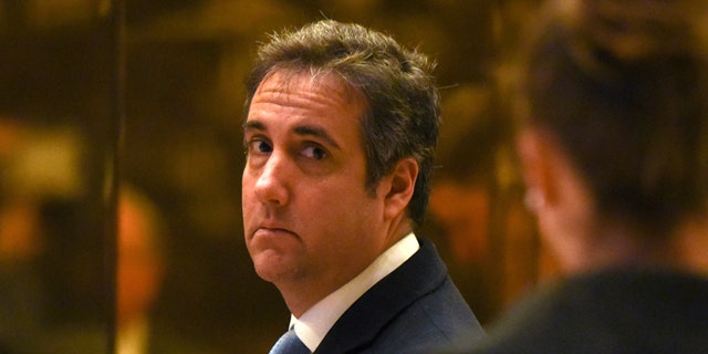 Michael Cohen at Trump Tower on 5 Av