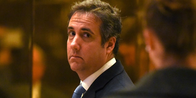 Michael Cohen at Trump Tower on 5 Av