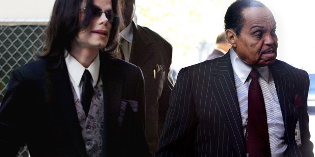 Michael Jackson, left, alleged that his father, Joe Jackson, right, abused him.