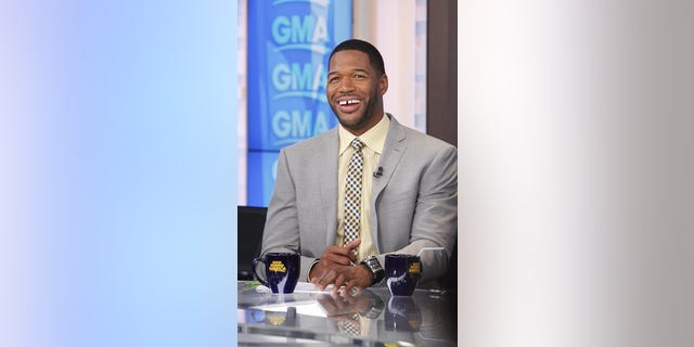 GOOD MORNING AMERICA - Michael Strahan on "Good Morning America," 6/24/14, airing on the ABC Television Network. (ABC/Lou Rocco) MICHAEL STRAHAN