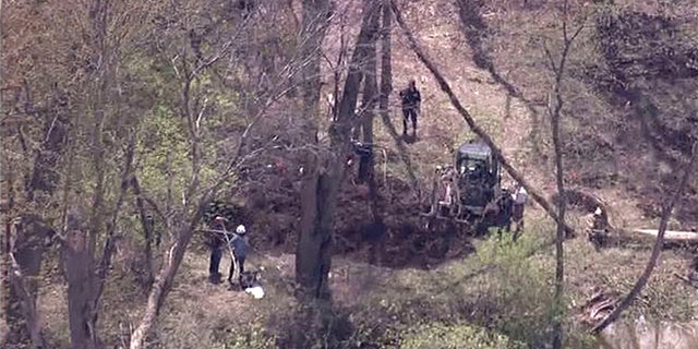 A task force made up of several law enforcement agencies is searching a wooded property where it's believed multiple girls could be buried.