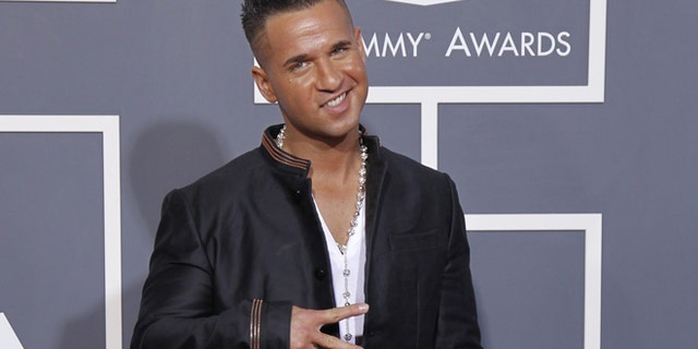 TV personality Michael "The Situation" Sorrentino arrives
at the 53rd annual Grammy Awards in Los Angeles, California February 13, 2011. REUTERS/Danny Moloshok (UNITED STATES - Tags: ENTERTAINMENT) (GRAMMYS-ARRIVALS) - RTR2IJT3