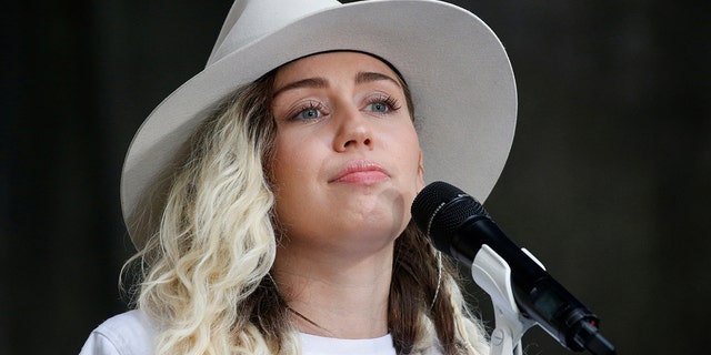 Singer Miley Cyrus performs on NBC's 'Today' show in New York City, May 26, 2017.