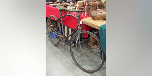 A World War II British-made BSA folding bicycle. This was designed to be folded and could be carried across rivers on the rider's back. Very few of these have survived over the years and most were sold off as scrap or offered to civilians after World War II. (Photo: Peter Suciu, Private Collection)