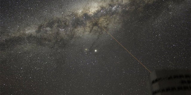 The galactic center as seen from the ESO La Silla Paranal Observatory in Northern Chile.