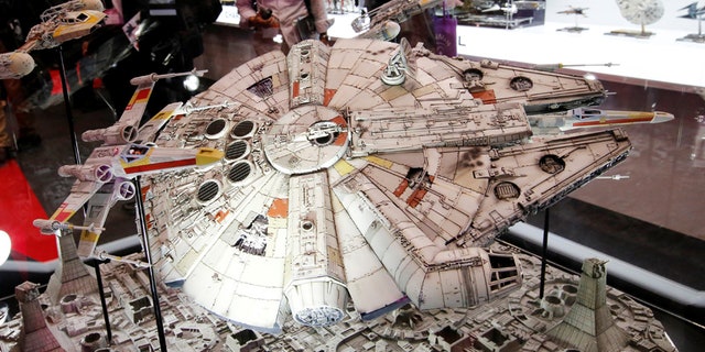 File photo-Bandai Co's 1/72 scale plastic model of the Millennium Falcon from "Star Wars" is displayed at the International Tokyo Toy Show in Tokyo, Japan June 9, 2016. (REUTERS/Toru Hanai)