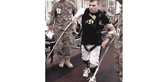Travis Mills after a bomb left him with no limbs.