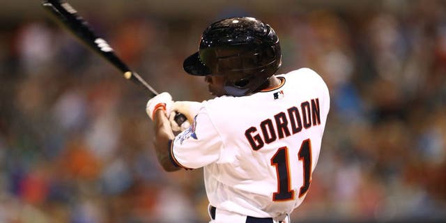 Nov 5, 2016; Surprise, AZ, USA; West shortstop Nick Gordon of the Minnesota Twins during the Arizona Fall League Fall Stars game at Surprise Stadium. Mandatory Credit: Mark J. Rebilas-USA TODAY Sports
