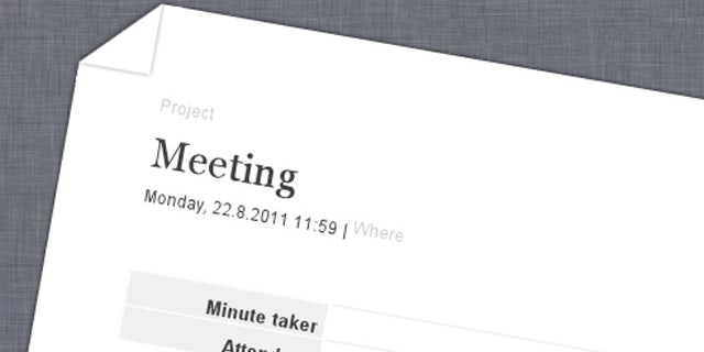 Take notes and share them right away on minutes.io