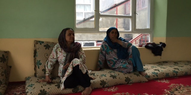 Fawzia Arifi, left, and Miriam Panjshiri