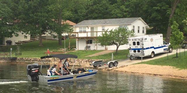 The Missouri State Highway Patrol released a photo of the patrol units at the Lake of the Ozarks.