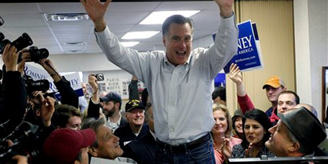 APTOPIX Romney 2012