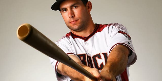 Feb 28, 2016; Scottsdale, AZ, USA; Arizona Diamondbacks first baseman Paul Goldschmidt poses for a portrait during photo day at Salt River Fields at Talking Stick. Mandatory Credit: Mark J. Rebilas-USA TODAY Sports