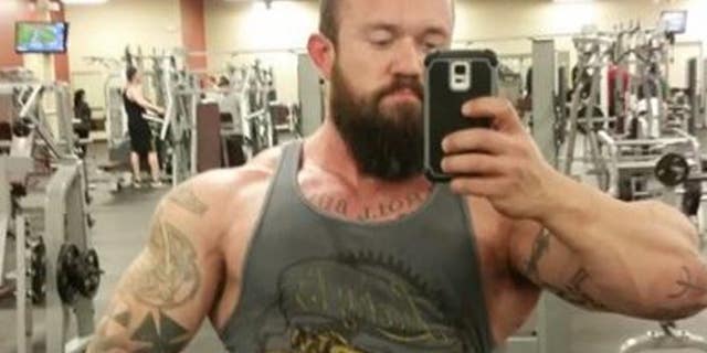Police are searching for former Marine Raymond McLeod who is charged in the killing of Krystal Mitchell back in June 2016.