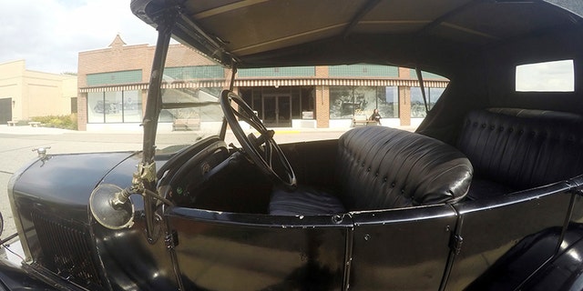 View of Model T interior