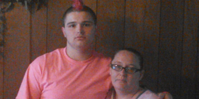 Mike Barker and his mother Wendy.