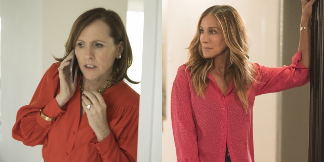 Molly Shannon stars alongside Sarah Jessica Parker, right, in "Divorce" on HBO.