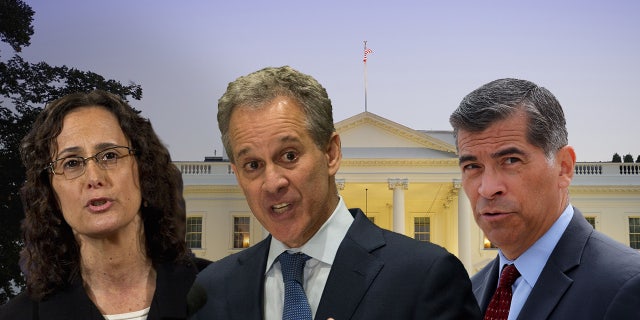 Illinois Attorney General Lisa Madigan, New York Attorney General Eric Schneiderman and California Attorney General Xavier Becerra are helping lead a slew of anti-Trump administration suits.