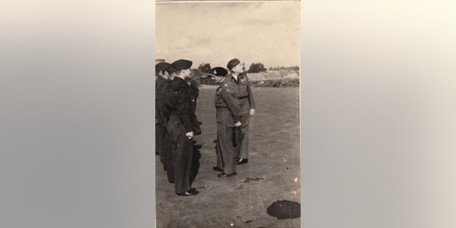 The archive also includes photos of Field Marshal Montgomery visiting British troops in Belgium (Henry Aldridge & Son)