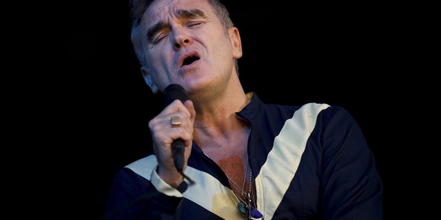 Morrissey was hit during a live stage performance over the weekend.