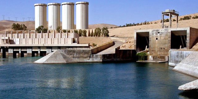 This Oct. 31, 2007 file photo, shows a general view of the dam in Mosul, 225 miles northwest of Baghdad, Iraq.