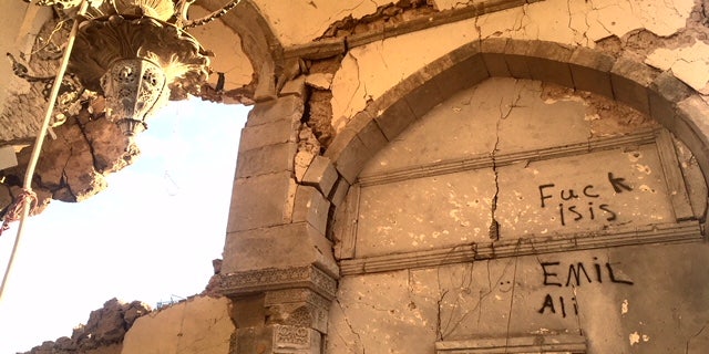 Graffiti in Mosul's Old City