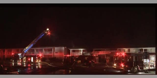 Firefighters received a call about the fire at 1:45 a.m. local time, a report stated.