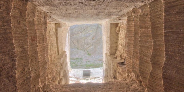 A view from the rear of the Hall of Records chamber.