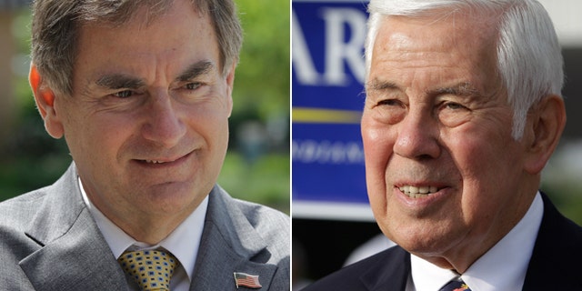 May 8, 2012: Indiana State Treasurer Richard Mourdock, left, defeated longtime Sen. Richard Lugar, right, in the primary.