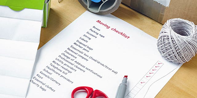moving checklist