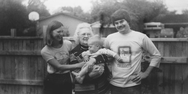 The family image found on the undeveloped film