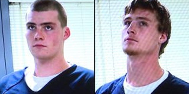 Austin Larry Mostrong, (l.), and Preston Autry Mostrong, (r.), had pleaded not guilty in the murder.