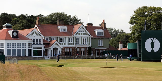 July 14, 2013: The clubhouse at Muirfield golf course in Muirfield, Scotland.