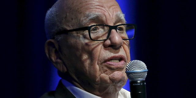 Rupert Murdoch, Executive Chairman of News Corp and 21st Century Fox, takes part as a judge during a global start up showcase at the Wall Street Journal Digital Live (WSJDLive) conference at the Montage hotel in Laguna Beach, California.