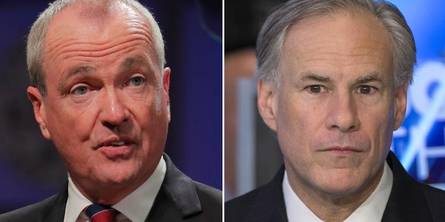 New Jersey Gov. Phil Murphy, left, responded to Texas Gov. Greg Abbott's, right, op-ed with a slew of reasons why his state's future is worth betting on.