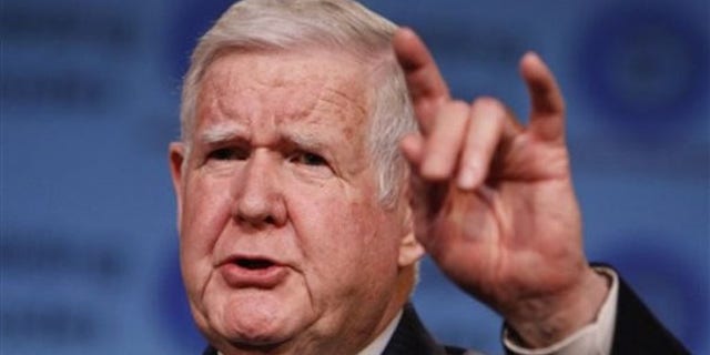 In this April 16, 2008, file photo, Rep. John Murtha speaks in Washington. (AP Photo)