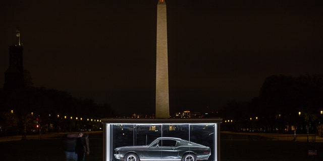 Once considered lost forever, the original 1968 Ford Mustang GT from the Warner Bros. movie âBullittâ is headed for Washington, D.C. The iconic car will be on display at the National Mall in celebration of Mustangâs 54th birthday and the 50th anniversary of âBullitt.â Photo credit: Historic Vehicle Association