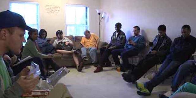 The My Life program meets every week to socialize.