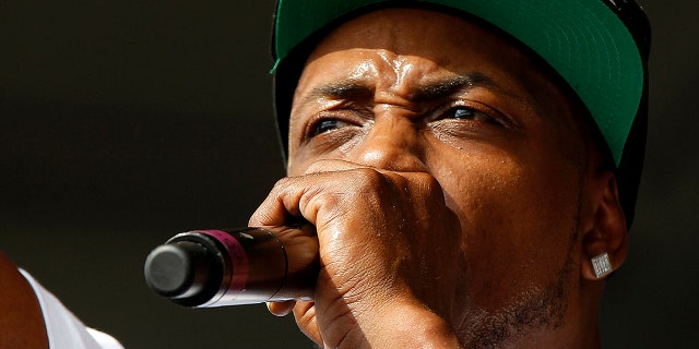 In this May 4, 2012, file photo, Mystikal performs at the New Orleans Jazz and Heritage Festival in New Orleans. Mystikal, whose real name is Michael Lawrence Tyler, surrendered to authorities on Monday, Aug. 21, 2017, in Louisiana, where he faces a sexual assault charge.
