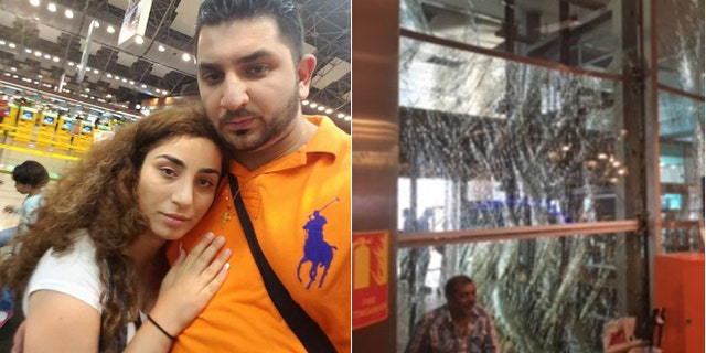 Nabil and wife Narmeen found refuge in the closet of a beauty salon, where minutes felt like hours as bullets flew outside. (Mylee Cardenas)