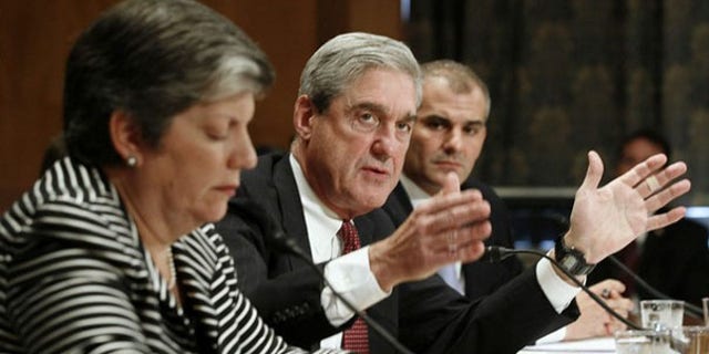 FBI Director Robert Mueller testifies alongside Homeland Security Secretary Janet Napolitano on Capitol Hill in Washington Sept. 30. (Reuters Photo)
