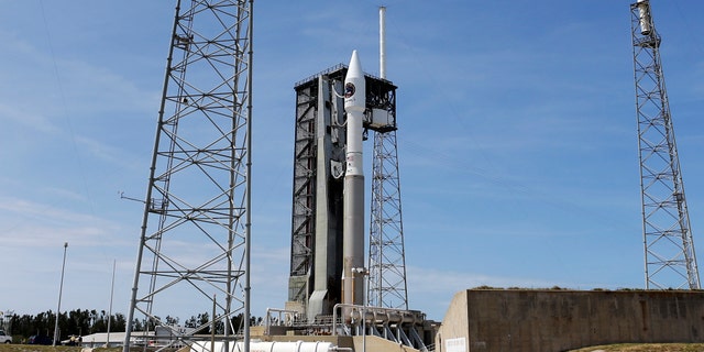 A United Launch Alliance Atlas V rocket that carried supplies to the International Space Station.