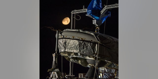 NASA's second Low-Density Supersonic Decelerator is prepared for a June 2015 flight test at the U.S. Navy's Pacific Missile Range Facility in Kauai, Hawaii. Launch is now set for June 3.