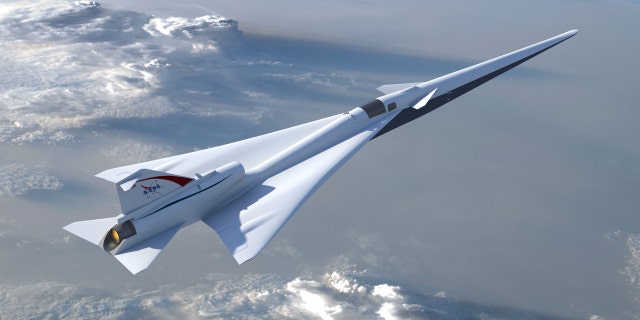 An illustration of NASA’s planned Low Boom Flight Demonstration aircraft.