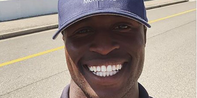 Jesse Iwuji helped save a family from a burning van.