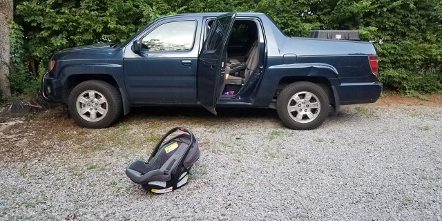 A 1-year-old girl in Tennessee died after being left inside a hot pickup truck all day Wednesday, police said.