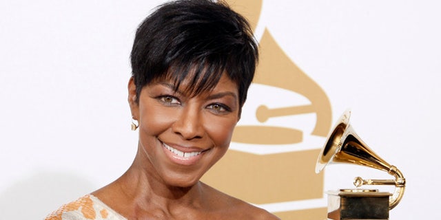 Feb. 8, 2009. Natalie Cole holds the best instrumental arrangement accompanying vocalist award backstage at the 51st Annual Grammy Awards, in Los Angeles.