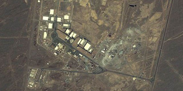 An aerial view of Iran's nuclear facility in Natanz.